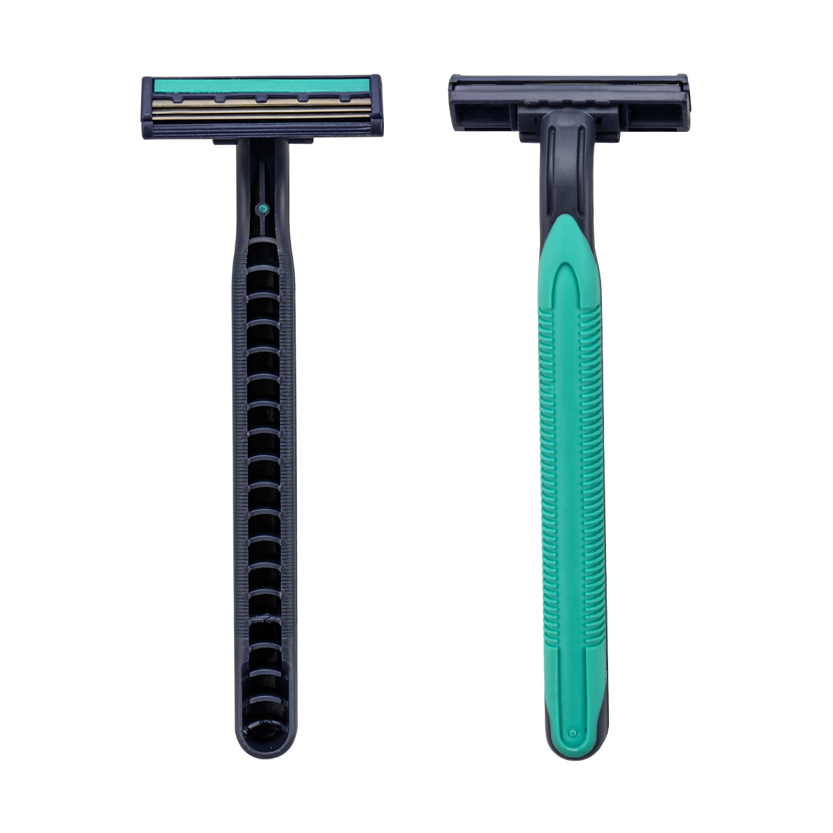 CX-T24 Triple Blade Uomini Razosso da barba usa e getta con impugnatura di plastica e gomma